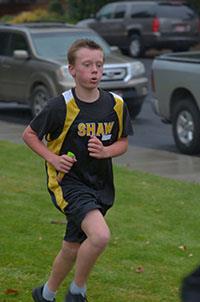 Image of student running